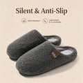 Winter Warm Plush Slippers For Women Men Soft Thick Sole Non-Slip Silent Indoor Home Cotton Shoes Casual Couple Footwear