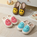 Home Comfortable Soft Plush Couple Slippers Winter 2025 Thicken Warm Non Slip Home Indoor Shoes Woman Plush Size Cotton Slides