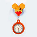 Retractable Cartoon Pattern Nurse Doctor Pocket Hang Clips Watches Colourful Hospital Medical Women Mens Badge Reel Clock