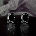 New Oval Cubic Zirconia Stud Earrings for Women White/Pink/Yellow CZ Minimalist Gift Simple Elegant  Trendy Jewelry