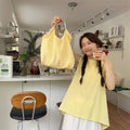 Women's Tote Bags Korean Dopamine Simple Versatile Swwet Kawaii Cute New Handbags Large Capacity Portable Shoulder Bags