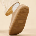 Eva Waterproof Cotton Slippers Women Winter Comfortable Fleece Lining Warm House Shoes Couple Thick Soled Non Slip Plush Slides