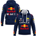 2026 New Red Bull Racing Team 3D Printed Motorcycle Hoodie Autumn/Winter Casual Hoodie Men's Sportswear Sweatshirt