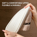 Winter Warm Plush Slippers for Women Men Plaid Bowknot Design Thick Sole House Shoes Indoor Fuzzy Casual Cute Couple Slides