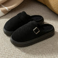 Comfort Women's Slippers Winter Boot Indoor Warm Soft High Thick Sole Outdoor Couples Plush Shoes Fashion Simple Wear Anti-slip