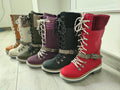 Customizable Women boots Knitted Mid-Calf Boots Shoes