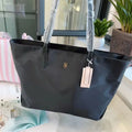 Ladies Waterproof Tote Bag Large Shoulder Handbag Lightweight Nylon Purse For Daily Work Office Shopping Beach Vacation