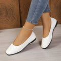 New Fashionable Solid Color Women's Loafers  Low-Cut Flat Shoes Summer Comfortable Outdoor Walking Casual Shoes Selling