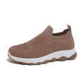 Women's Comfortable Knitted Sock Shoes, Breathable and Platform Sports Shoes, Lightweight Walking Shoes, Mother's Shoes