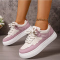 Thick-Soled Sneakers for Women 2025 Fall New Fashion Versatile Heightening Bread Shoes Casual Platform Women's Vulcanize Shoes