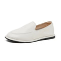 Women Loafers Flats Genuine Leather AIYUQI Loafers Women 2026 New Spring Round Toe One Foot Slip-on Shoes Women Genuine Leather Soft Flats Shoes Women