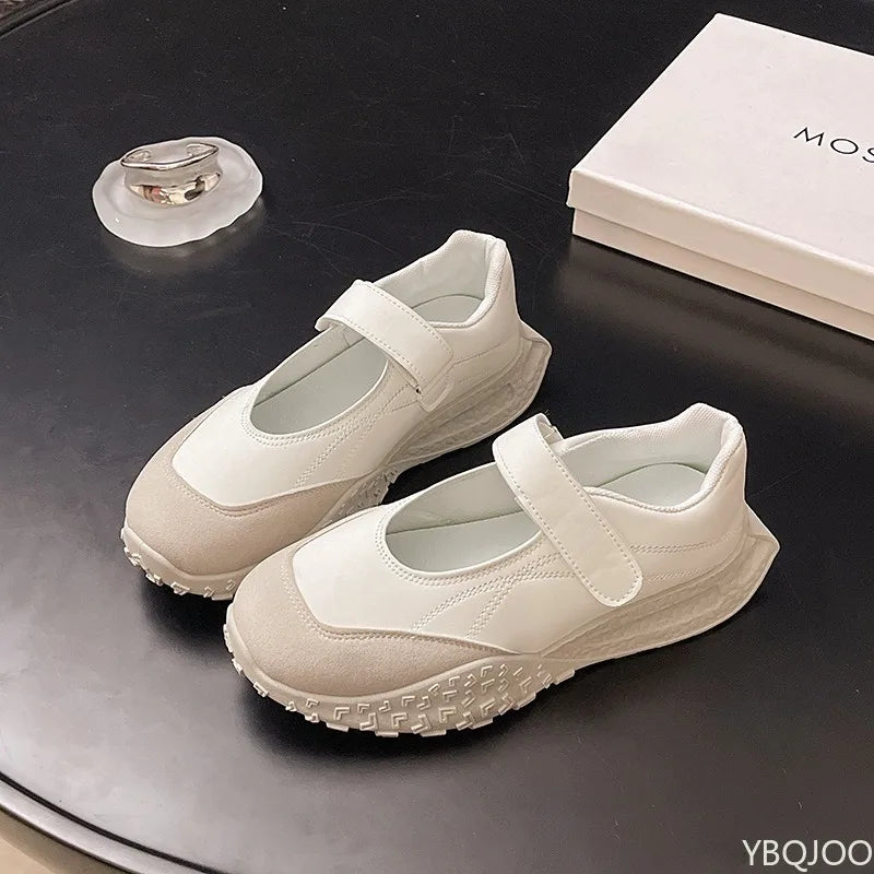 Summer new breathable versatile casual shallow mouth single shoes daily temperament simple comfortable shoes for women