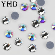Shoes YHB Rhinestones For YHB High Quality Color Crystal AB Flatback Hotfix Rhinestones For Shoes Bags Fabric Garment Decoration DiY Jewelry Accessories