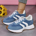 Women's Fashion Chunky Thick Sole Hidden Heel Daddy Sneakers Versatile Lace Up Casual Sports Walking Shoes For Daily Wear