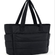Women's Tote Bag BAGSMART Women's Bag Large Capacity Solid Color Tote Bag Versatile Handbag for Commuter Work Student Class Shopping Bag