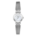 Luxury Business Women For Watches High-end Jewelry Wheat Strap Quartz Watch Gold White Surface Circular Dial Ladies' Wristwatch