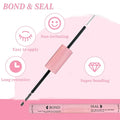 DIY Lashes Clusters Set Extensions Kit Fake eyelashes Mix Lash Clusters with Lash Bond Seal and Lash Applicator Tool Makeup