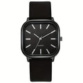 Women Watch Soft Leather Strap New Arrived Simple Square Quartz Wristwatch Fashion Exquisite Casual Watches Unisex Clock Relojes