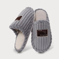 Autumn Winter Corduroy Home Slippers Women Lightweight Soft Sole Warm Cotton Slides Woman Indoor Non Slip Floor Shoes Plus Size