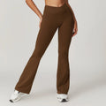 Women Yoga Pants Flared Pants Women Yoga Bell-bottoms Tight Lifting Dance High Waist Tights Sport Pants Gym Running Breathable Fitness Leggings
