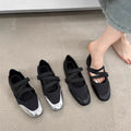 2025 Spring/Fall New Mary Jane Flats - Ballet-Inspired Round-Toe Slip-On Shoes with Elastic Strap, Vintage Work Pumps for Women
