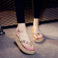 Women's Slippers And Ladies Sandals Thick Outside Slides Platform Chic Elegant Wholesale Bulk Low Price Easy Wears Stylish Shoes