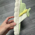 Linen Slippers Women Indoor Slippers Comzy Anti-Slip House Cotton Shoes Cute Bowknot Flat Slipper Couples Slides