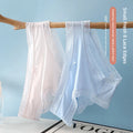 4Pcs Women Ice Silk Lace Seamless Low Rise Panties Solid Color Quick Drying Underpants Cute Bowknot Briefs Female Sexy Lingerie