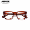 Women Designer Optical Frame Vintage Square Acetate Glasses Frame Brand Designer Men Women Prescription Eyeglasses Optical Blue Light Spectacles JMMHBRX Gafa
