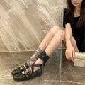 Riband Ballerinas Flats Women's Ballet Dance Shoes Round Toe Mary Janes Casual Loafers Ladies Espadrilles Designer Zapatos Mujer