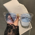 Sunglasses Women 2026 UV400 Vintage Rectangle Cat Eye PC Frame Orange Transparent Ladies Shades Unisex Lightweight HD Outdoor