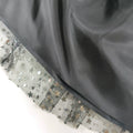 Ladies Silver Star Sequin Black Tulle Half Skirt Ballet Style Puffy Princess Short Skirt for Photo Shoots And Performances