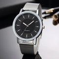 Luxury Women Watches 2025 New In Stylish Silver Minimalist Business Elegant Ladies Quartz Watch Leather Steel Clock Reloj Mujer