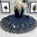 Skirt performance tutu High-end new custom dark blue pharaoh daughter Pakita ballet competition performance tutu skirt adult and kids