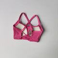 High Support Sports Bra For Women Crisscross Back Yoga Bra Padded Fitness Crop Top Side Support To Reduce Side Boob For Training