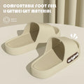 Unisex Thick Sole Slippers Women Men Soft EVA Cloud Cushion Indoor Outdoor Shoes Anti-Slip Bathroom Shower Slides Beach Sandal