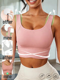 Yoga Tank Tops Breathable Sports Bra With Shockproof And Gathered Function Giving You A Beautiful Back Shape Workout Tank Gym To