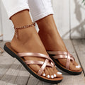 Spring and Summer Women's Flip-Flops and Fashionable Beach Shoes