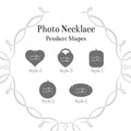Custom Photo Laser Engraved Portrait Choker Necklace Personalized Pendant Jewelry Gift For Women Family Memory Keepsake Present