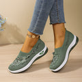Women's Soft Mesh Light Flat Walking Shoes Bow Detail Breathable All Seasons Daily Shopping Outdoor Casual Mom Sneakers