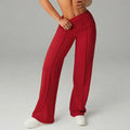 STOUREG High Waisted Yoga Pants for Women, Loose Wide Leg Workout Trousers with Pockets for Running and Outdoor Exercise