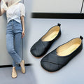 Women Slip-on Leather Loafers Ladies Casual Round Toe Cute Flats Nurse Shoes Sneakers Spring Autumn Fashion Ballet Shoes2026