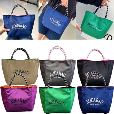 Fashion Simple Letter Tote Bag Large Capacity Waterproof Crossbody Bags Handbag