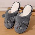 Womens Fuzzy Cat Slippers Winter Warm Cozy Indoor House Shoes With Soft Non Slip EVA Sole Cute Animal Design For Home Use