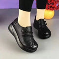 Thick Soled Round Toe Single Shoes for Autumn 2023 Casual and Anti Slip Women's Shoes with A Design Feel of Vulcanized Shoes