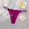 VS Sexy Panties Lingerie Victoria Secret Seamless Lace Thongs For Women Comfortable Breathable High Waist Underwear
