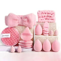 Makeup set kit 33pcs beauty set makeup kit large and small beauty sponges for flawless makeup application and removal of makeup full set