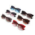 Personality Cat Eye Color Blocking Sunglasses for Women Vintage Stylish Outdoor Party Club Show Men Sunscreen Sun Glasses