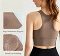 Women One Piece Sports Vest High Stretch Shaping Shockproof Sports Bra Daily Training Yoga Fitness Outer Wear Top