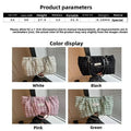 Women Quilted Plaid Cloud Cotton Padded Bag, Pleated Underarm Hobo Shopper Crossbody Shoulder Handbag for Daily Use